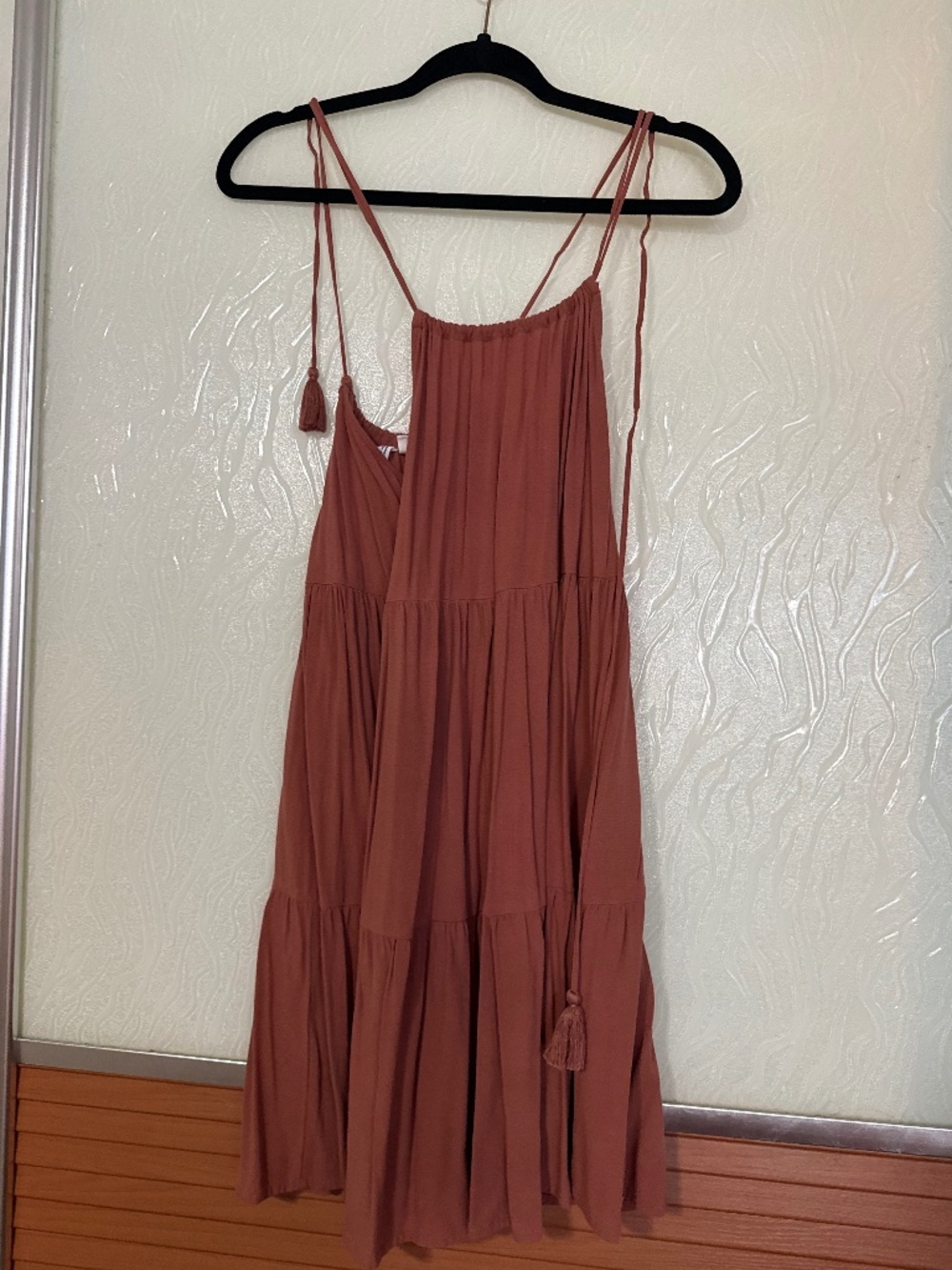 Roxy tie back mini dress